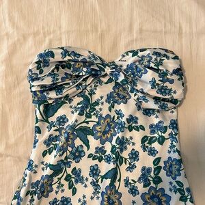 BEGINNING BOUTIQUE ✨- Ashley Blue Floral Formal Maxi Dress